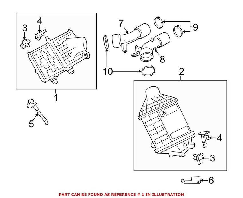 BMW Intercooler - Passenger Right 17517843119